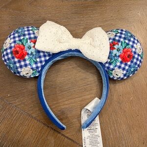 Disney gingham ears! Like new!